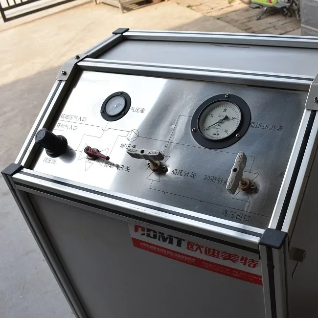 ODMT high pressure air hydrotest pump machine