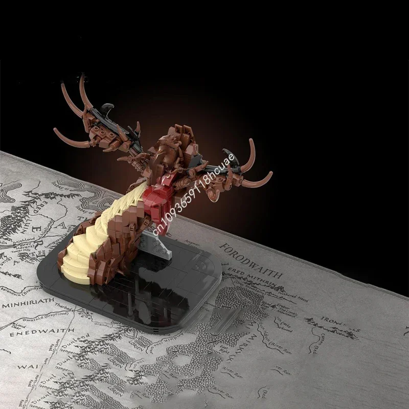 

825 шт. Hobbit Lord Rings Thranduil's Throne Moc строительные блоки модель фигурка DIY игрушки для детей образовательные подарки