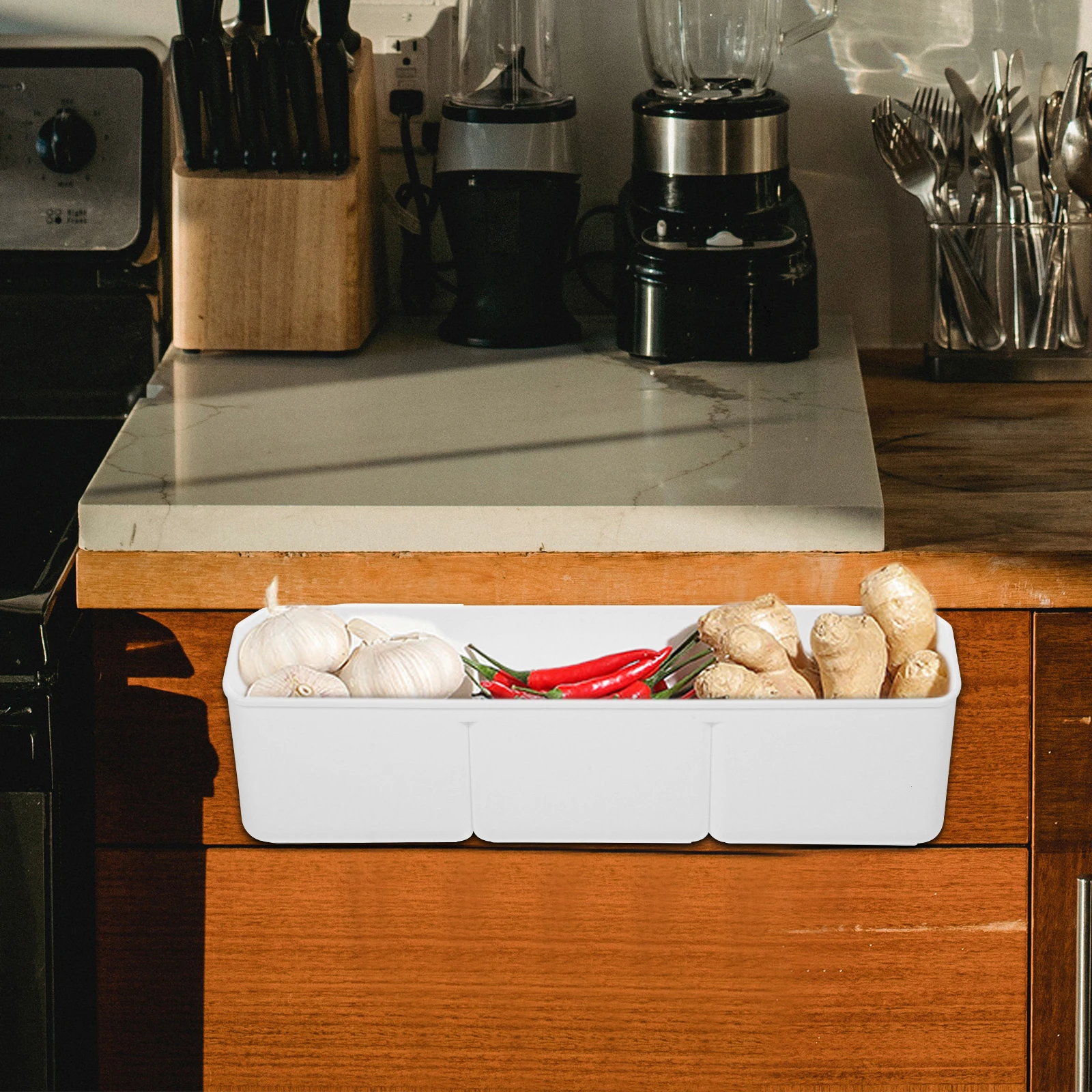 

Hanging Cabinet Door Organizer Storage Kitchen Spice Shelf Garlic Ginger Holder Over Door Organizer Kitchen Storage Rack