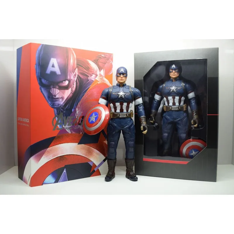 

Marvel Legends Anime Avengers Hero 30CM Spider-Man Captain America Action Figure Model Toys Hobby Collectible Toy Figures gifts