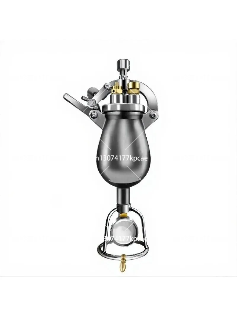 Traditional Hand Crank Popcorn Popper Machine | Open Flame Corn & Rice Puffing Maker for Home, Street Food, and Camping