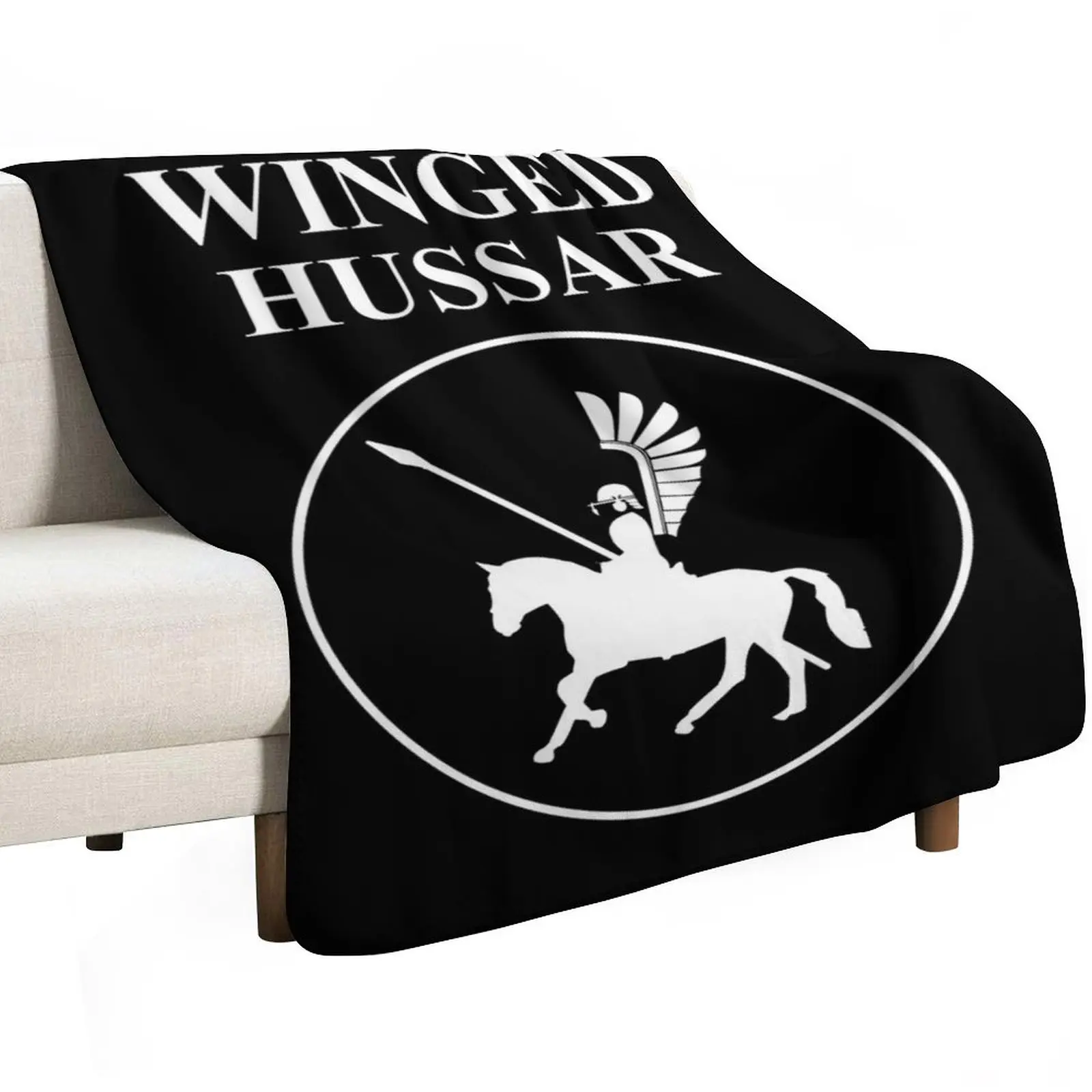 Winged Hussar Elite Cavalry Throw Blanket Flannels Bed Fashionable Decorative Sofas decorative christmas gifts Furry Blankets