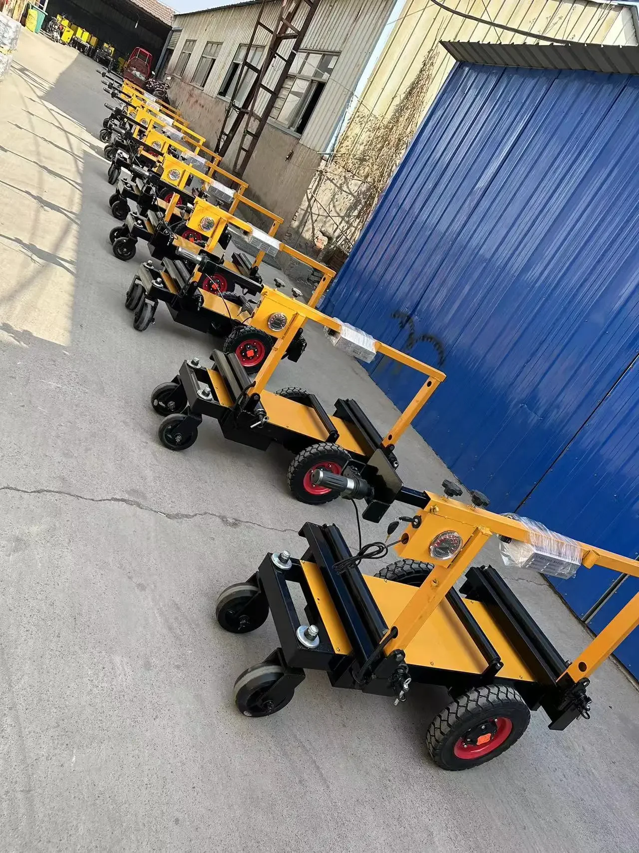 

Load capacity 1 tons partition wall panel truck small electric partition wall panel transporter construction site plate mover