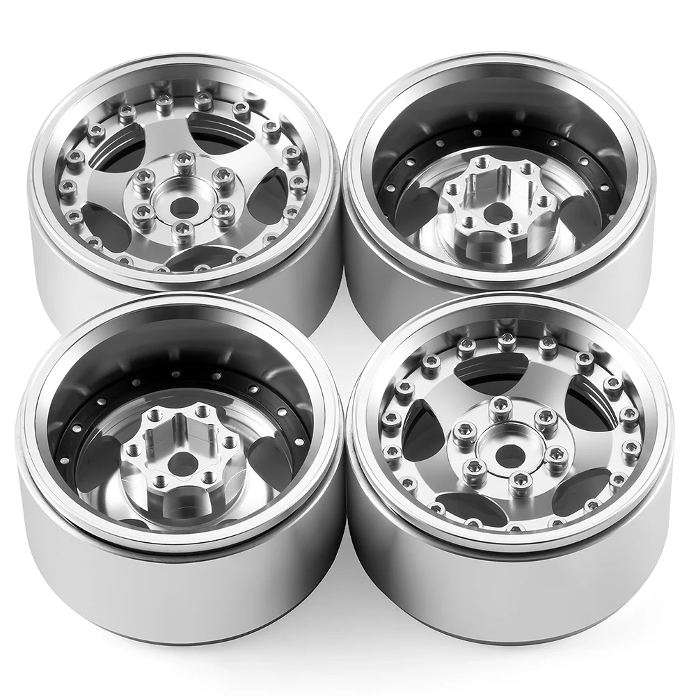 

AXSPEED 4 шт., диски из алюминиевого сплава 1,9 дюйма, 30 мм для осевых SCX10 Wraith TRX-4 D90 1/10, детали для обновления радиоуправляемого автомобиля, аксессуары