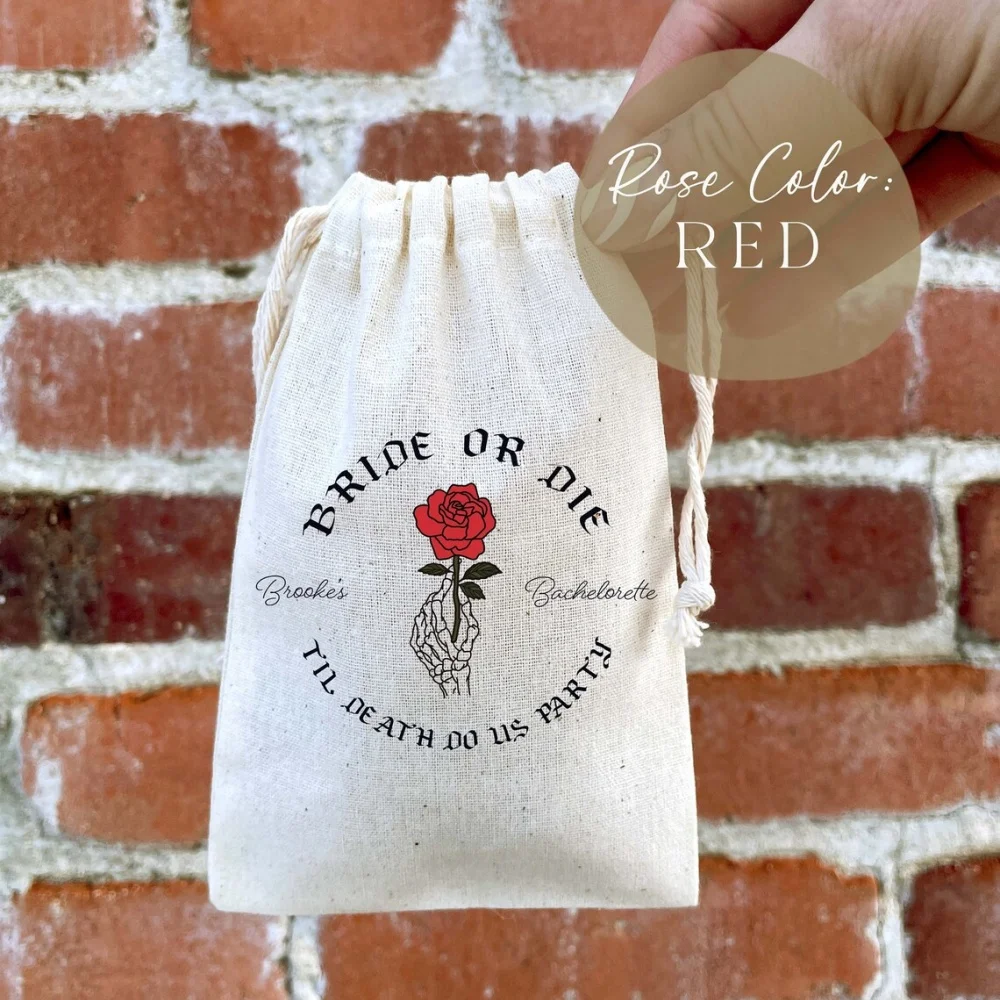 25Til Death Do Us Party-Bride or Die-حقيبة توديع العازبة المخصصة-RIP حقائب الاسم الأخير-مجموعة حقيبة الزفاف المخصصة لحفلات الدبوس