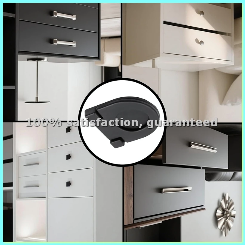 

1.4 Inch Flush Pull Handles Hidden Cabinet Pull for Drawers, Sliding Doors & Wardrobes 10Pcs-ANKL