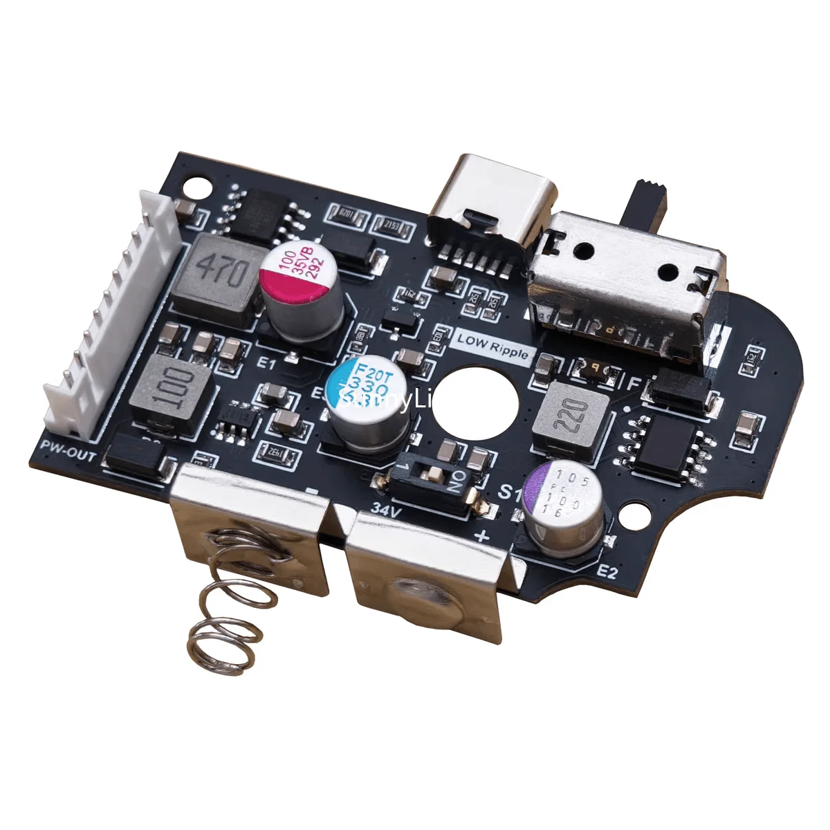 1pc New USB-C Power Supply Board Replacement For SEGA Game Gear PCB Board Power Switch Motherboard For GG Game Console