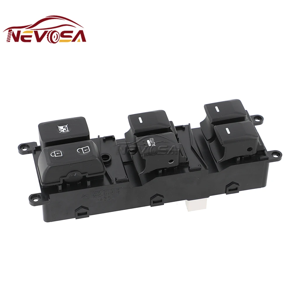 NEVOSA 93570-1W157 Front Left Driver Side Electric Power Window Switch For 2015-2017 Kia Rio 935701W157