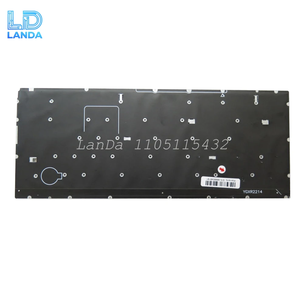 Laptop Backlit Keyboard For IPASON Storm Dragon S2 MB2808002 F0124-002 MB2804005 PRIDE+K4262 English US Black No Frame