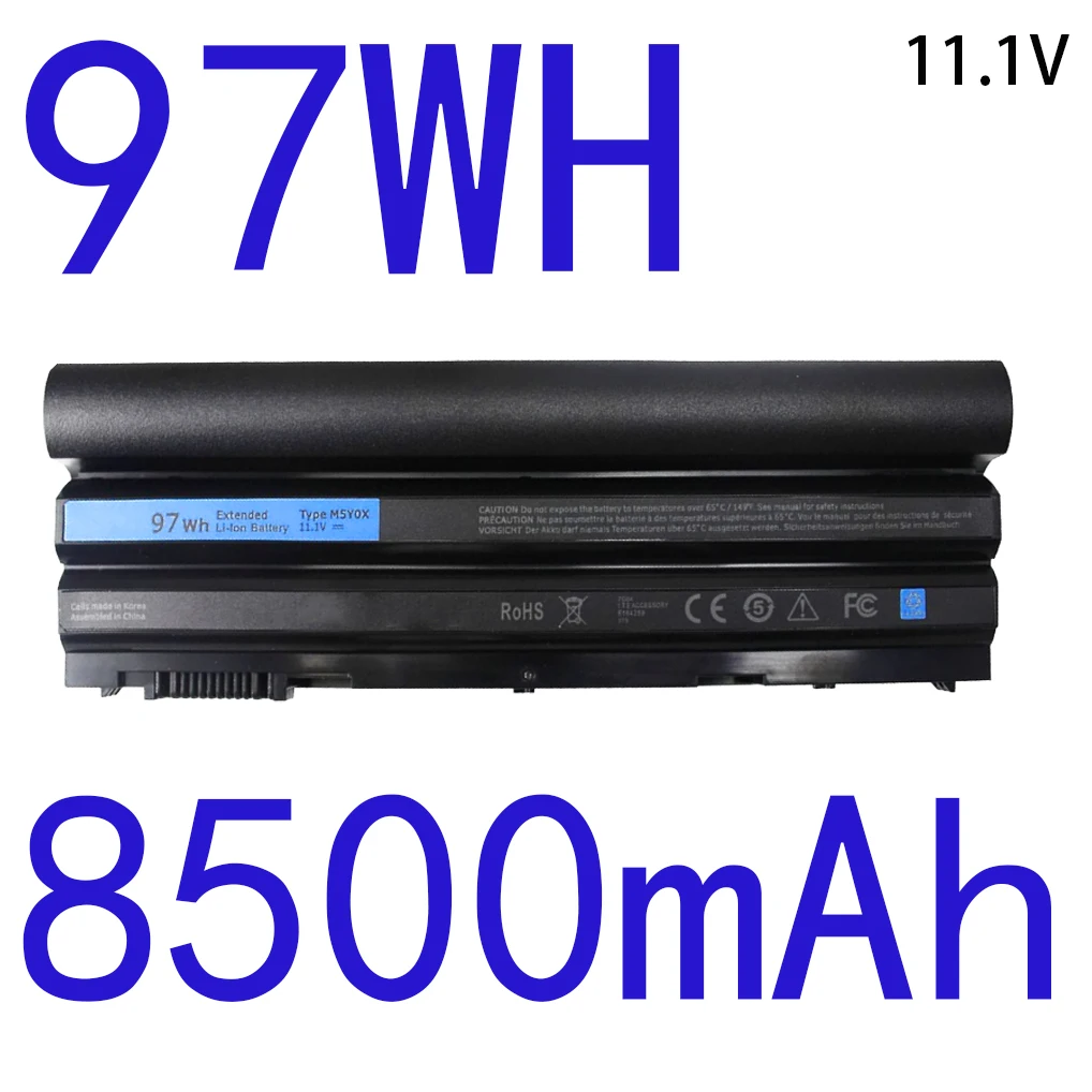 8858X T54FJ N3X1D M5Y0X  Laptop Battery For DELL Latitude E6420 E6520 E5420 E5520 E6430 71R31 NHXVW X57F1