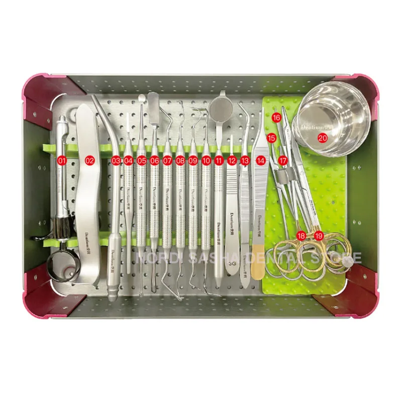 

28Pcs/Set Dentium Implant Surgery Kit Dental Implant Tools Basic Instrument Set Dentist Surgical Tools