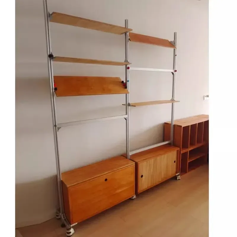 rack multi-layer partition shelf floor-to-ceiling bookshelf simple storage shelf living room office bookcase