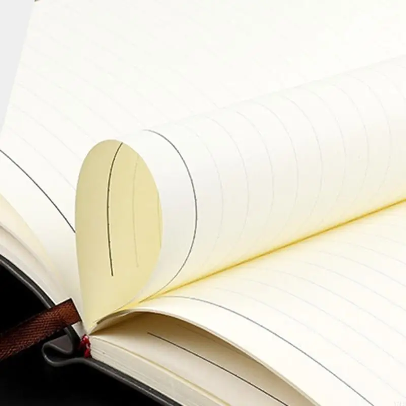 Y5LB Hardcover Notebook Writting Note Pad Diary Travel Journals Subject Notebook PU Travel Notebook Diary Business Notepad