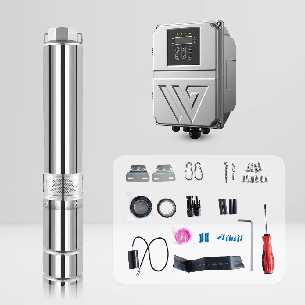 

LOCAL STOCK High-Efficiency DC Automatic Agricultural Irrigation Solar Submersible Well Water Pumps