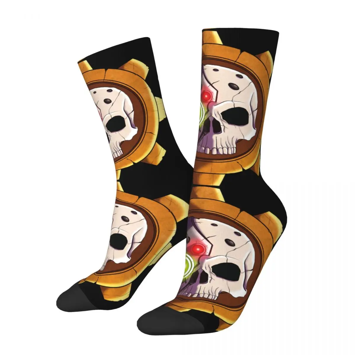 Happy Funny Men's Compression Socks INSIGNIA Vintage Harajuku Adeptus Mechanicus Game Street Style Novelty Pattern Crew Sock