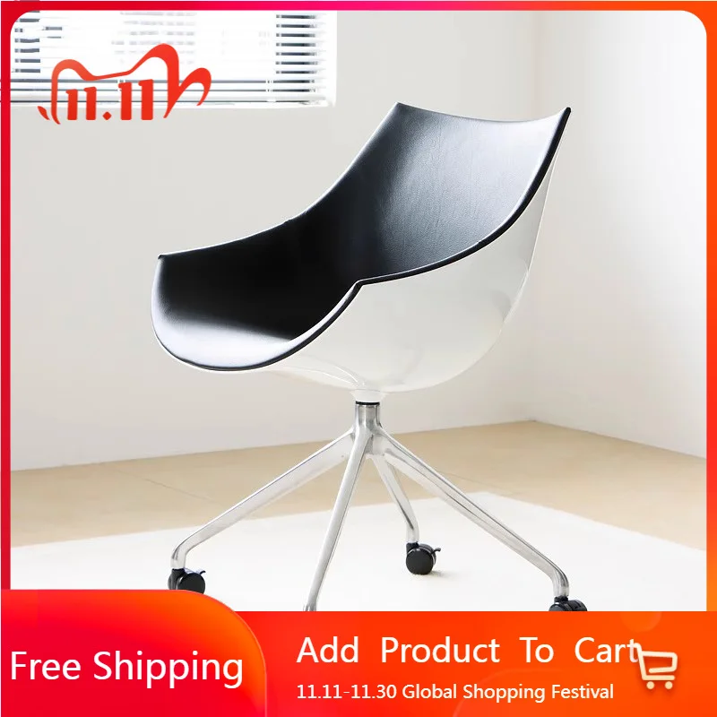 Kursi Kantor Portabel Nordic Sandaran Ringan Kursi Kantor Murah Rendah Meja Seluler Kamar Tidur Perabotan Rumah Sillas De Oficina