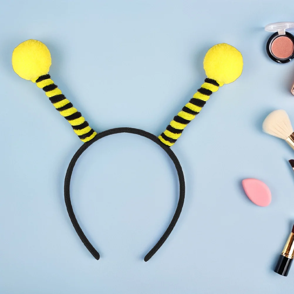 

6pcs Bee Headband Adult Cute Bumblebee Antenna Hair Hoop For Women Party Cosplay Costume Accessories Festival Halloween