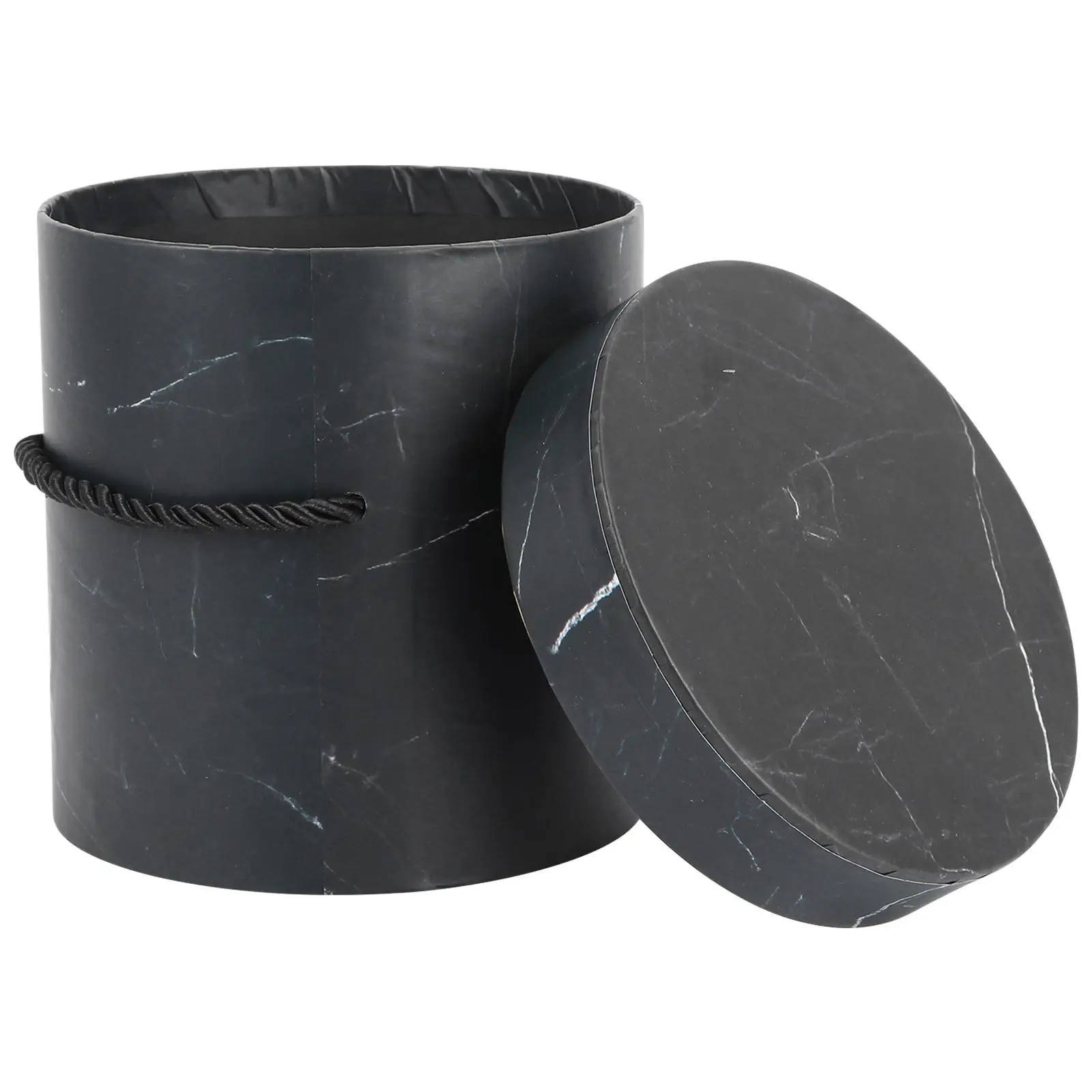 

Round Gift Box for Flower Storage Paper Made Durable Fine Craftsmanship Simple Design Easy to Use Flower Packaging Box Valentine