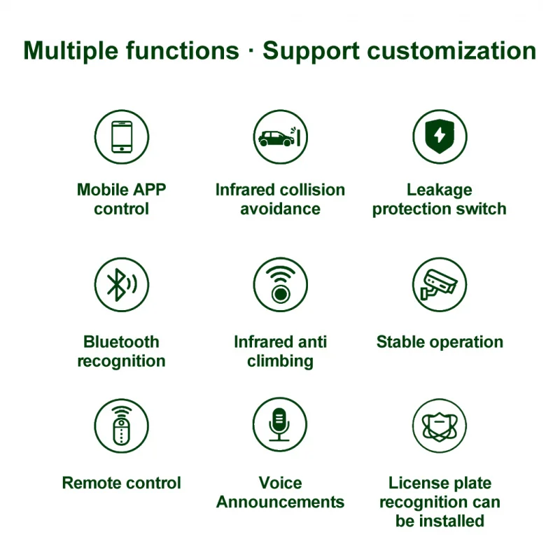 custom.Automatic Commercial Fence Cantilever Sliding Gate Retractable Aluminum Alloy Gate Latest Sliding Entrance Gate