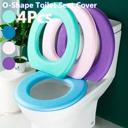 O-Shape Toilet Seat Cover Keep Warm Pumpkin Pattern Closestool Mat Knitting Soft Pad Toilet Seat Washable Bathroom Accessories