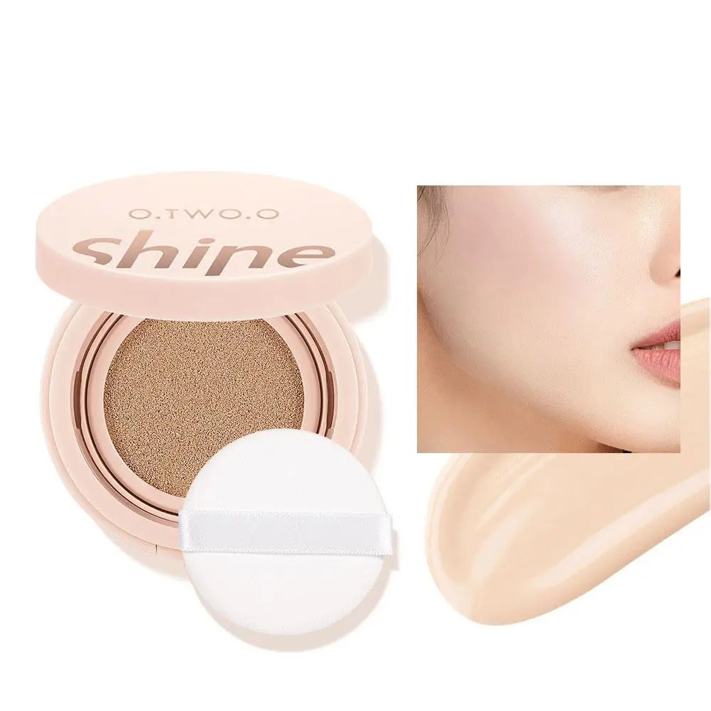 O.TWO.O Shine Cushion BB كريم خفيف الوزن طبيعي متوهج يدوم طويلاً، تغطية قابلة للبناء، مستحضرات تجميل للوجه يومية ناعمة #5