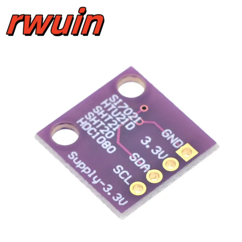 Sensor de umidade e temperatura GY-213V-HTU21D HTU21D I2C Substituir módulo SHT21 SI7021 HDC1080