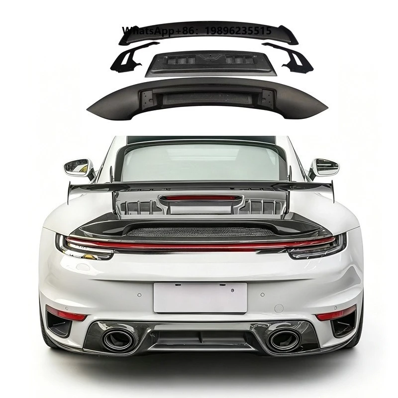 Dry Carbon Fiber GT3 Style Rear Wing Spoiler