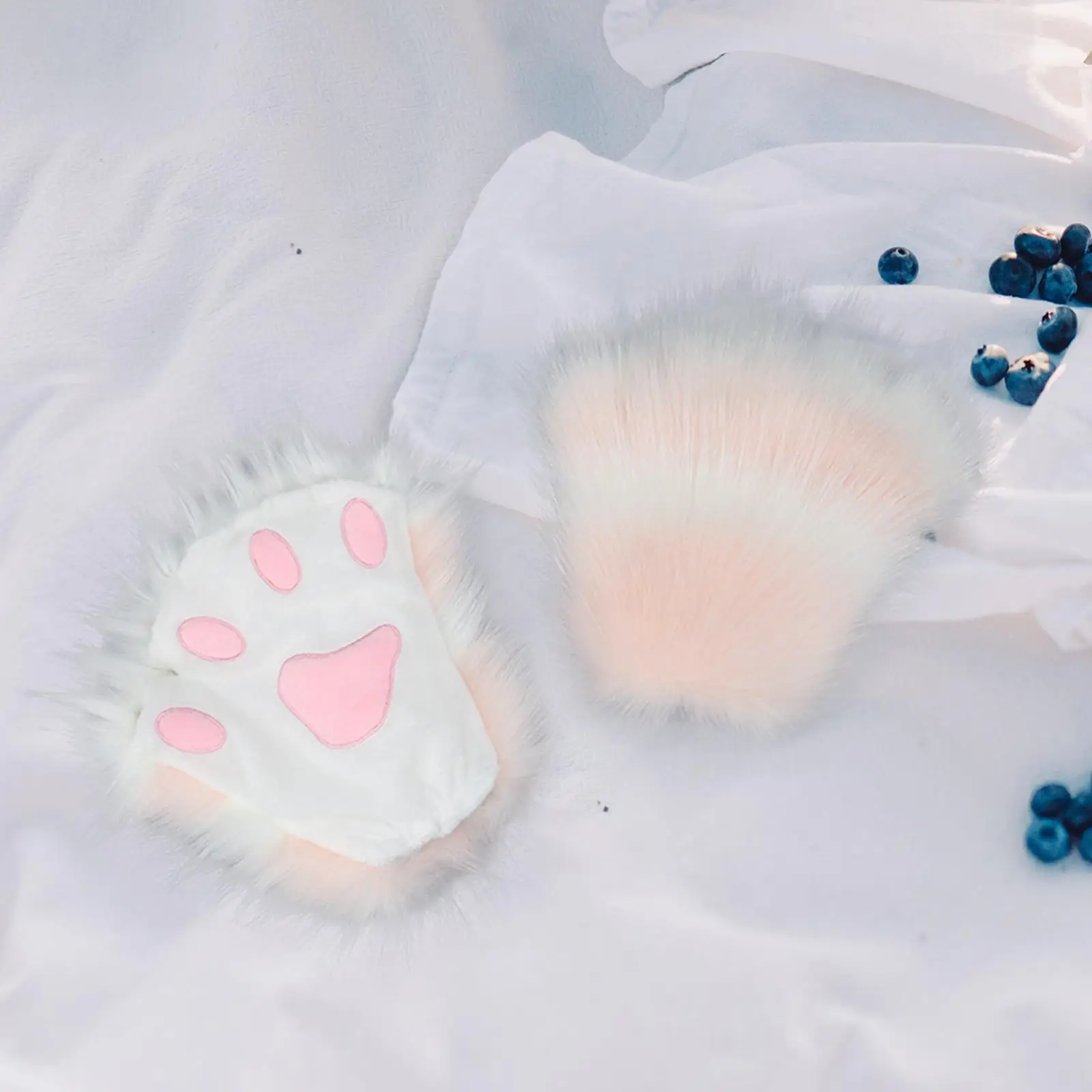 قفازات نصف اصبع دعائم قفازات مخلب القطط لحفلة تنكرية للهالوين #4