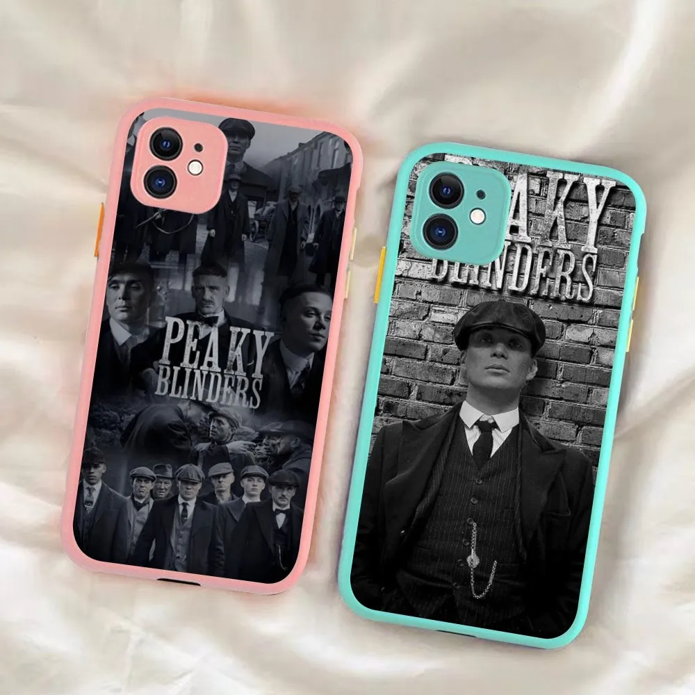 Classics Movie P-Peaky B-Blinders Phone Case For IPhone 14 11 12 13 Mini Pro Max 8 7 Plus X XR XS MAX Translucent Matte Cover