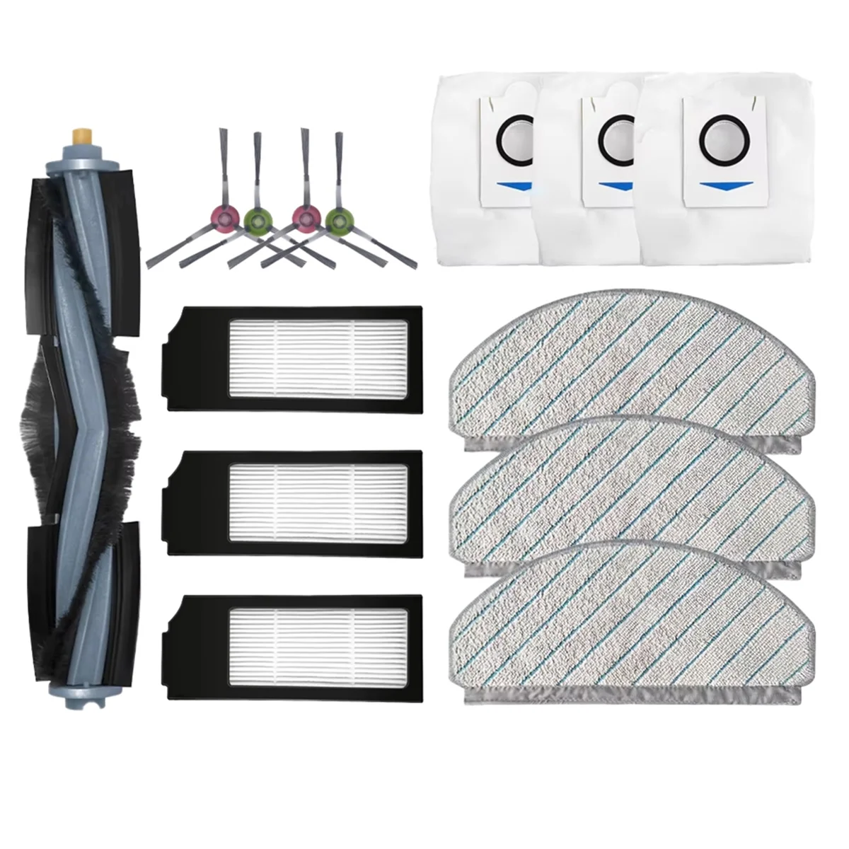 

FNJK-для Bork V831 аксессуары для роботов-пылесосов основная боковая щетка Hepa фильтр швабра тряпка запасные части