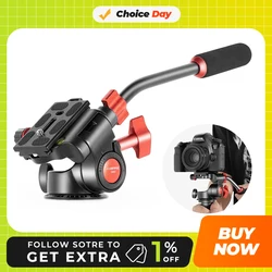 AMBITFUL GM02 Aluminium alloy Ballhead Double Panoramic 1/4 Tripod Head for Camera Vlog Tripod Bracket Photography 10kg Loading