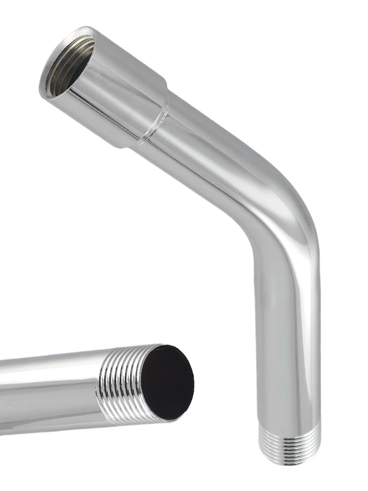 Bathroom Shower Head Extension Straight Arm, Enhance Shower Water Flow, Easy to Fit, Unique Lightweight Design