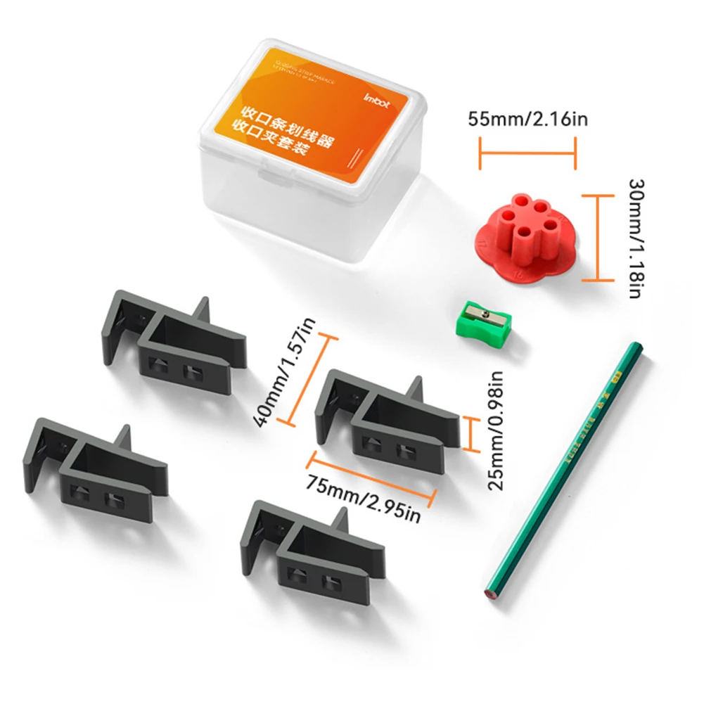 Close-end Clamp Marker Multi-margin Lightweight And Portable Marker Auxiliary Tool Woodworking Close-end Marker