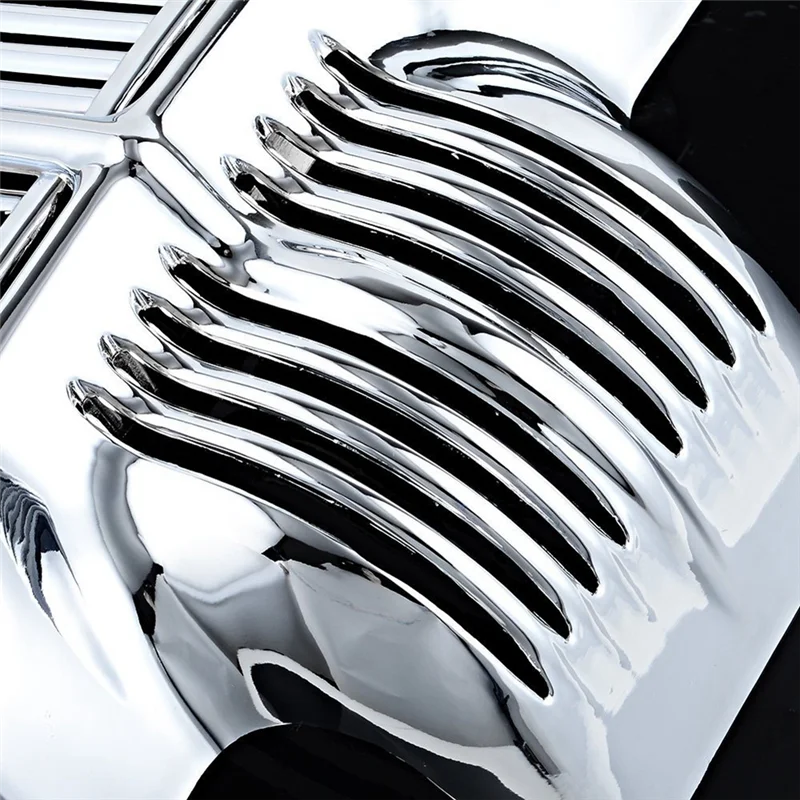 غطاء مبرد زيت الدراجة النارية الأصلي للتجول في شارع إلكترا جلايد رود كينج FLHX FLTR FLHT 2011-2016 أجزاء، فضي