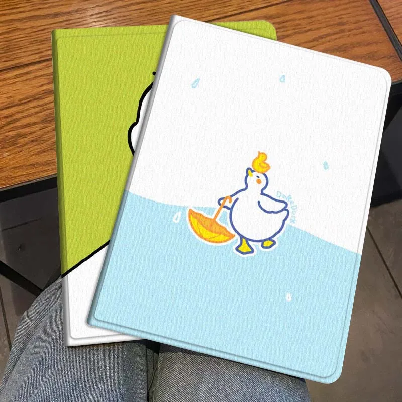 

Cartoon Art Duck Geese Gift For Honor Pad 8 V8 9 GT MagicPad 13 3 2 Tab MatePad Pro Air 12 X 12.6 Foldable Tablet Case