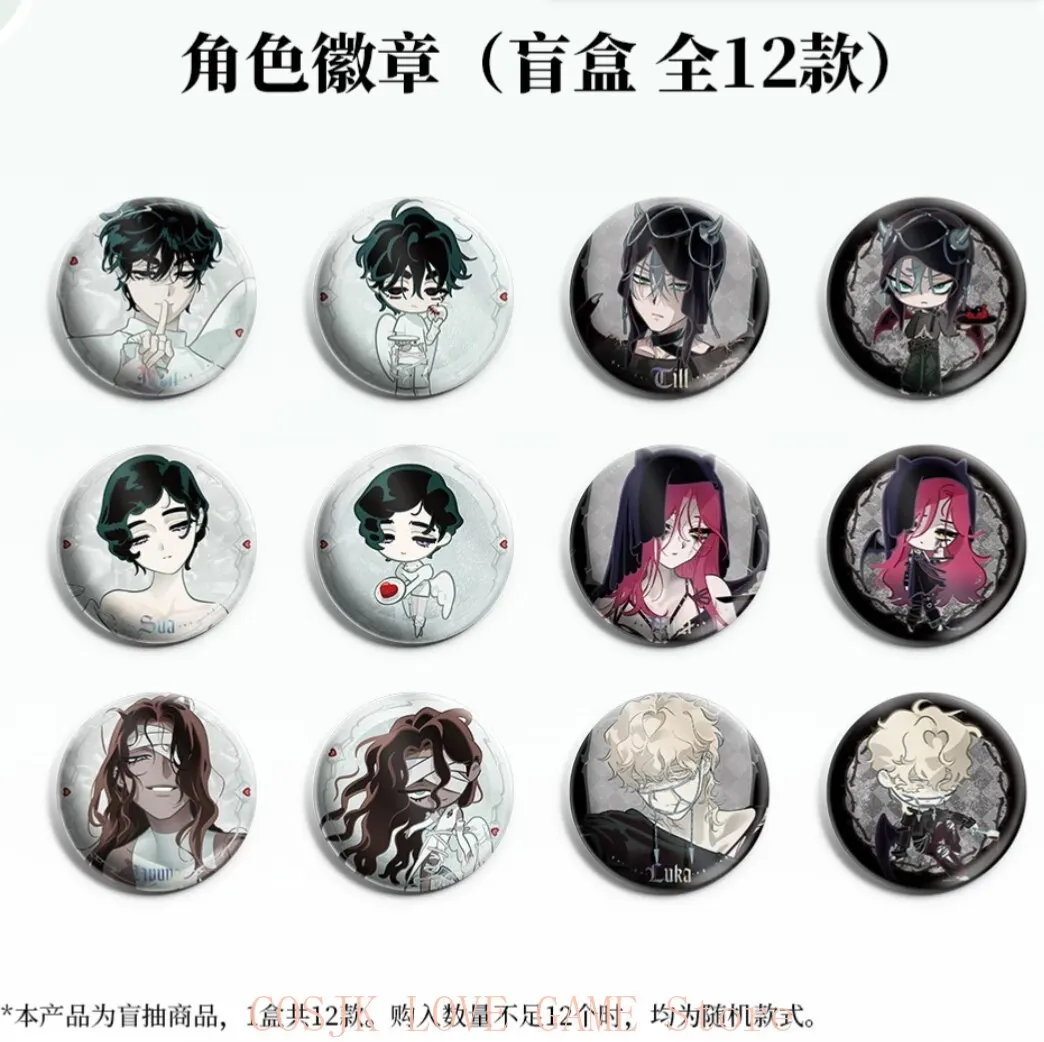 Genuine Alien Stage Anime Ivan Sua Till Luka MiZi Hyuna Angels Demons Badge Acrylic Stand Seal Fridge Magnet Card Fridge Magnet