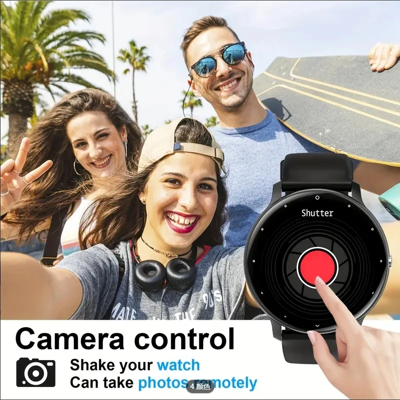 2025, neue Smartwatch, voller Touchscreen, Sport-Fitness-Tracker, Bluetooth-Smartwatch, IP68, wasserdicht, für Männer und Frauen, Smartwatch