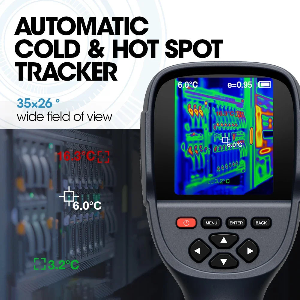 TOPDON ITC629-Scanner de Thermographie Infrarouge, Caméra d'Imagerie Thermique, Super exposée Industrielle