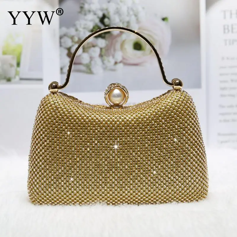 Luxury Women Clutch Bag With Diamonds 2023 Fashion Exquisite Vintage For Ladies Wedding Party Handbag Wallet Purse Evening Bag