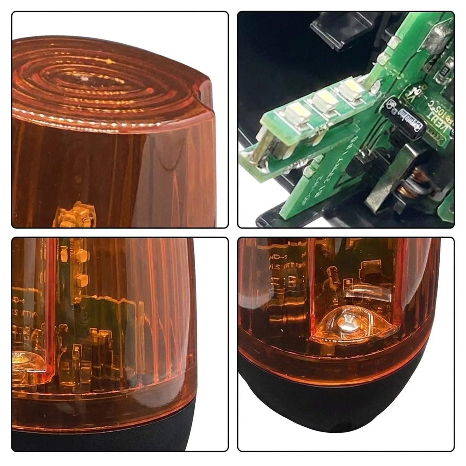 Innovative AC DC LED Gate Flashing Light Lamp for Swing Sliding Gate Waterproof Design Effortless Installation