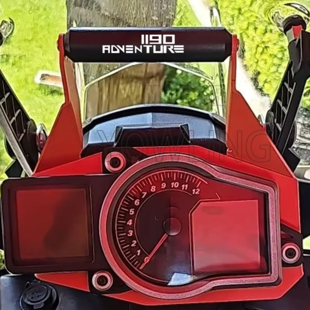 

For 1090 1190 Adventure /R 1090Adventure 2016-2021 2020 1190ADVENTURE Motorcycle GPS Holder Navigation Bracket Phone Stand Plate
