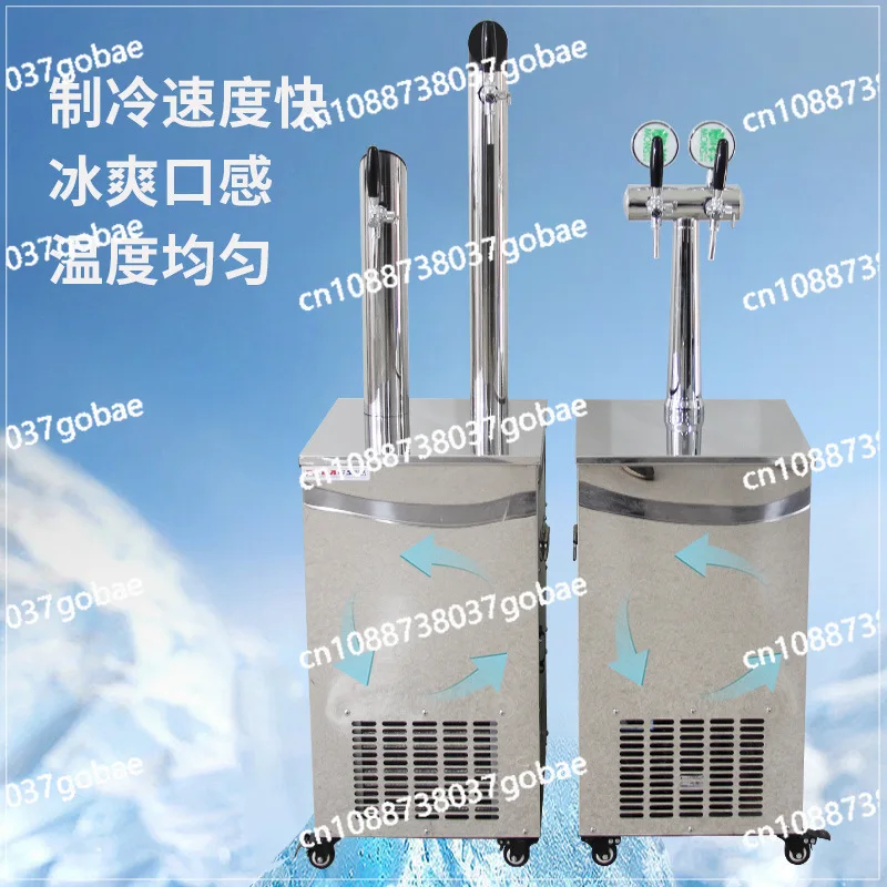 Double-head three-head vertical draft beer machine, water-cooled beer machine, commercial - view 2