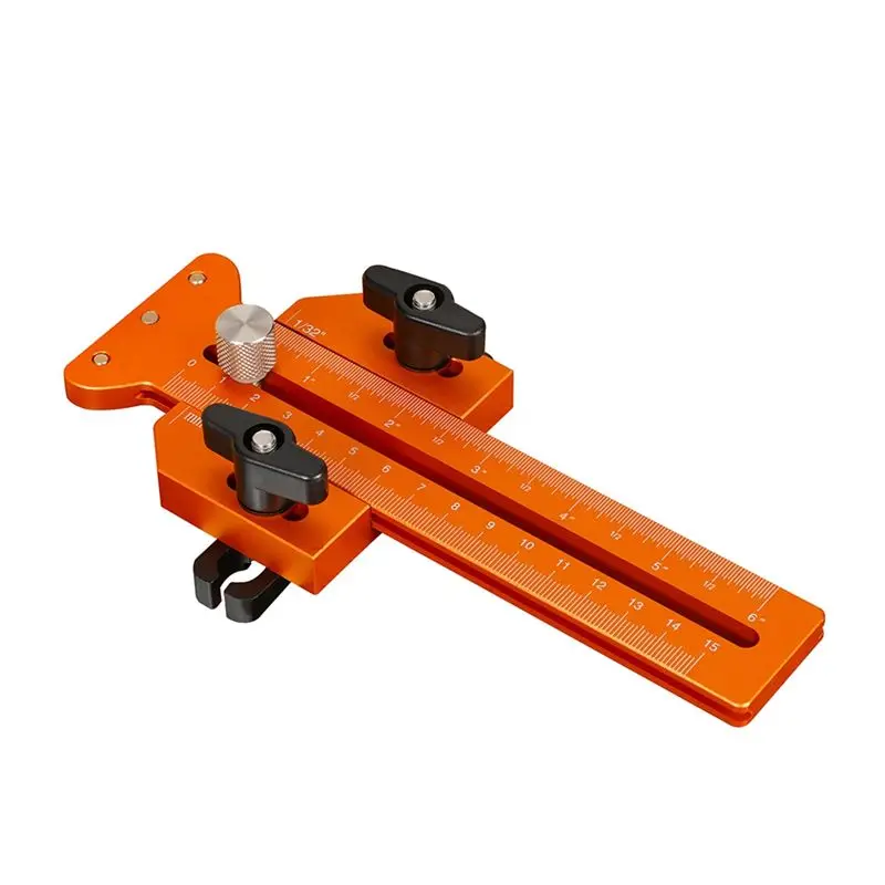 [newa08r】-table-saw-jig-thin-rip-guide-with-3-pulleys-woodworking-tool-for-narrow-strip-cuts