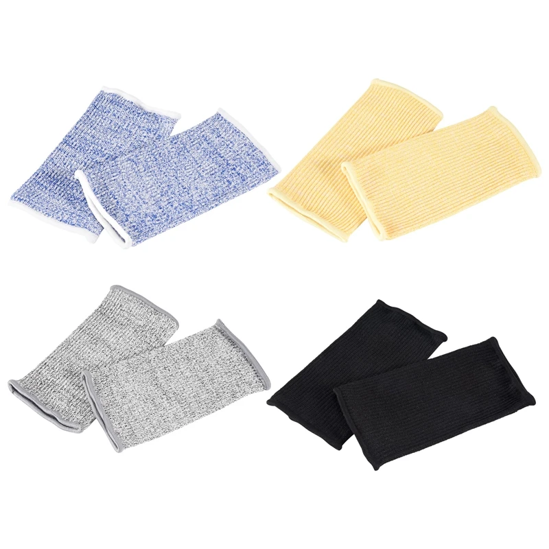 절단 및 화상 방지 슬리브, 얇은 피부 및 멍에 대한 팔뚝 보호 슬리브, 4 쌍