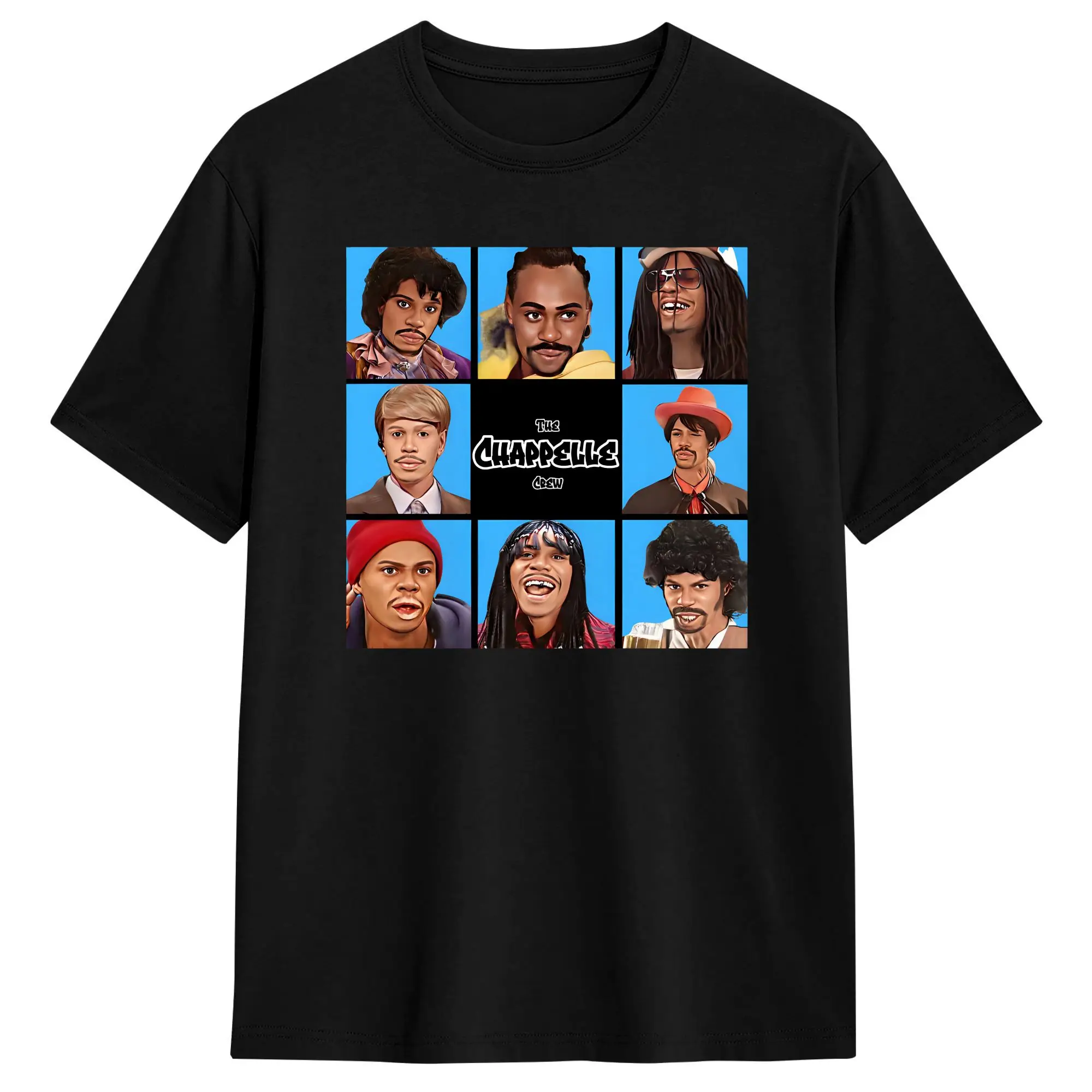 Dave Chappelle Crew T-Shirt Summer  Cotton T-Shirts For Adult Harajuku Casual Tshirt Short Sleeve Y2K Funny Tees