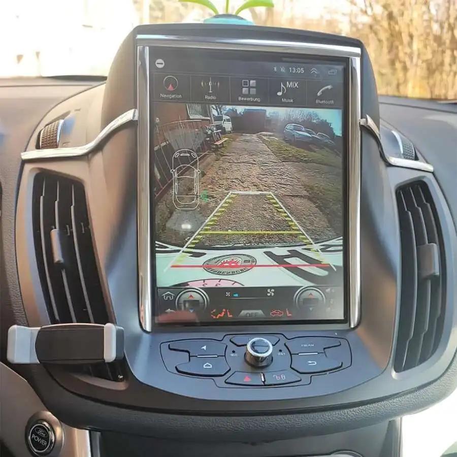Android 15Car Video Player GPS Per Ford C-max 2011 Escape 2014 2013 Kuga 10.4 "Schermo IPS Tesla AutoRadio Unità di Testa Stereo