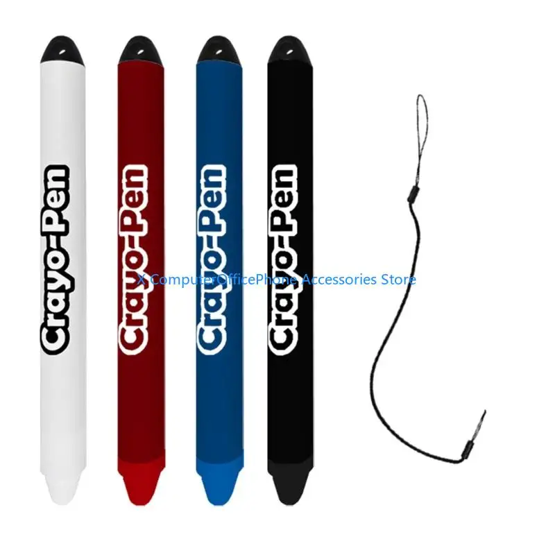 

Гибкий детский цифровой карандаш 31 КБ для планшетов, мягкий гибкий наконечник с противоскользящим ремешком, универсальная ручка