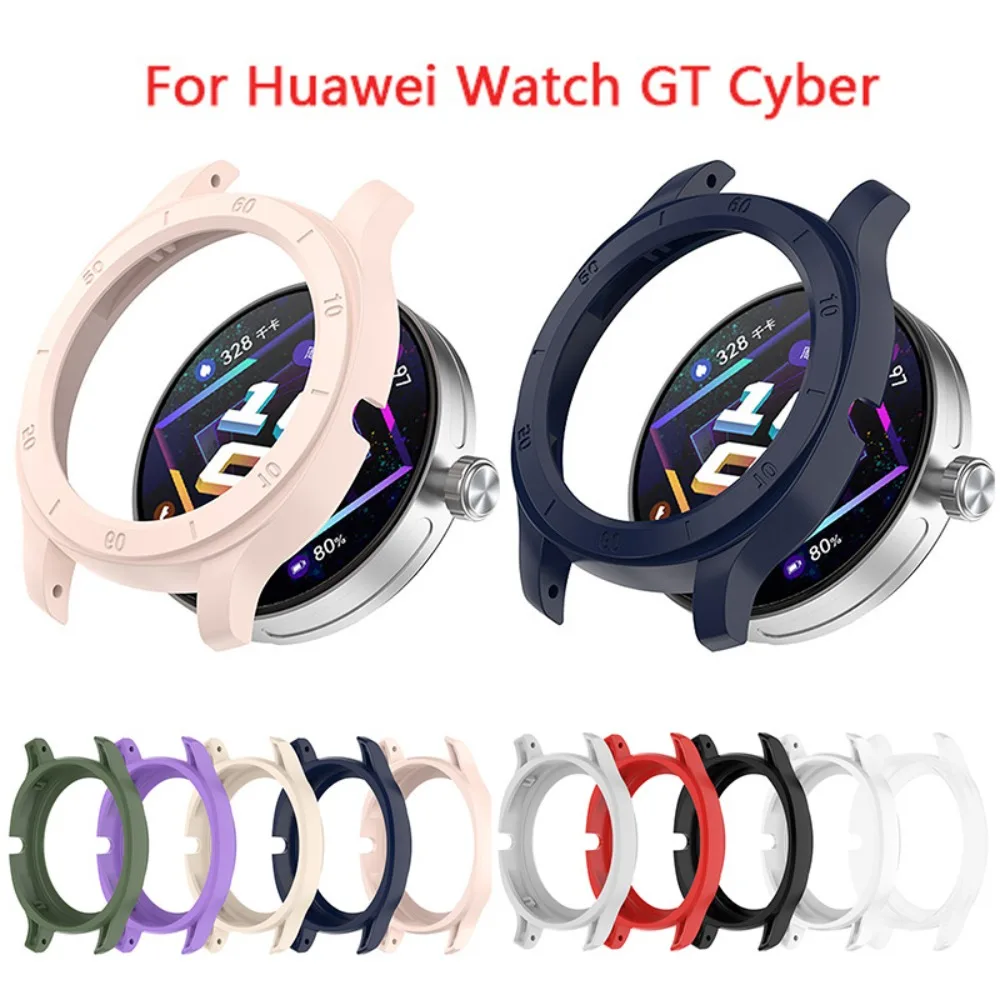 New Sports Soft Armor Watch Case No Screen Protector Protective Bumper TPU Cover For Huawei Watch GT Cyber