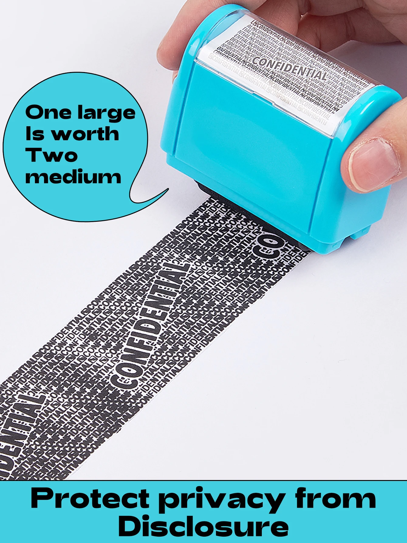 Sichtschutzdichtung, Rollendichtungssatz zum Schutz vor Identitätsdiebstahl, Ersatz mit Diebstahlschutz und Sichtschutz