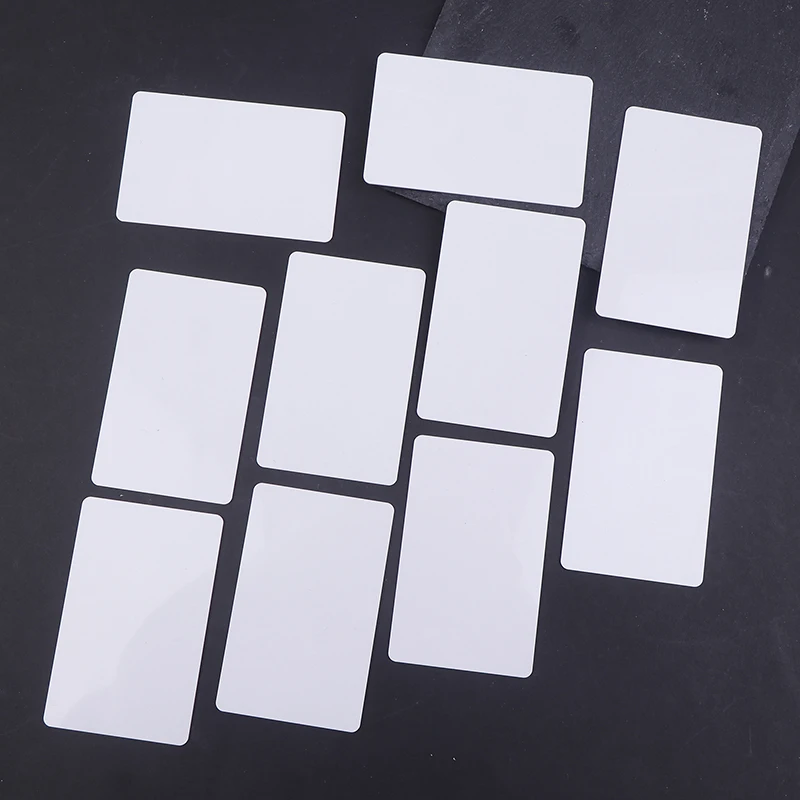 10 PCS Smart Card Pack with CUID Chip, Rewritable RFID Key, 13.56Mhz ISO14443, Replaceable NFC Anti-Shield Clone Badge Token